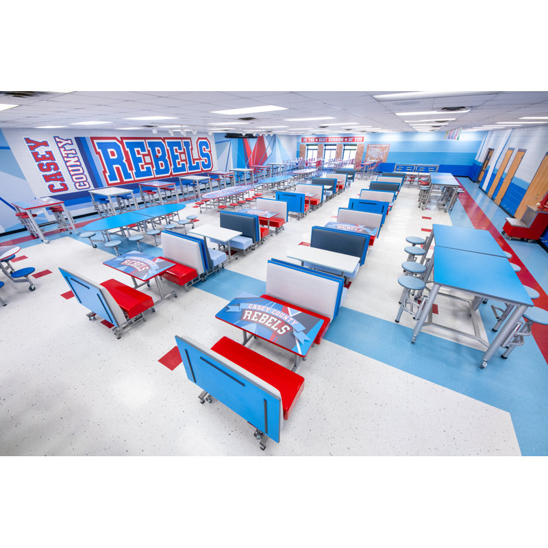 Banquette mobile pliante, H 40 po x l 48 po x P 24 po