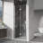 Frameless Bi-Fold Swing Shower Door-127317707