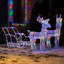 2 pièces d'extérieur, décoration de Noël, 160 Leds multicolores