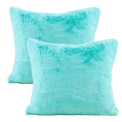 Heavy Faux Fur Throw Pillow Cover
