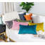 Housse et insert de coussin en velours rectangulaire Rana-798678639