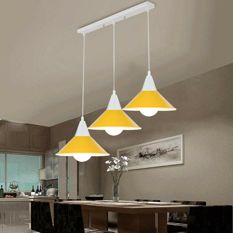 Whiting 3 - Light Kitchen Island Pendant, Yellow