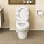 Toilette allongée à double chasse et siphonique à chasse double 1,1 / 1,6 gallons GPF avec siège à fermeture en douceur (siège inclus)-125361175-125361179