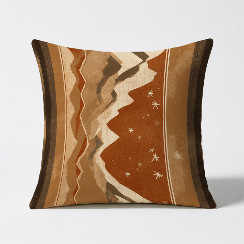 Desert Arcadia Indoor And Outdoor Throw Pillow, Square 18"