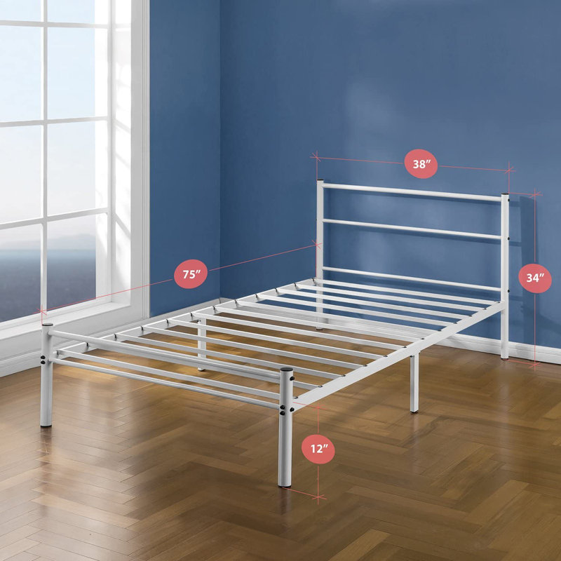 Otelia Metal Open-Frame Bed, Twin