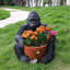 Sculpture de jardin d'extérieur pour jardin pot de fleurs pour chimpanzés - décoration de statue de jardin unique, ornement extérieur de loi intéressante