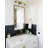 Wood Framed Mirror with Safety Backing Ideal for Bathroom / Vanity Mirror Ellis Collection-461758307-461758325