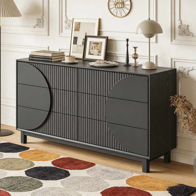 Commode 60 po de largeur, Noir carbone