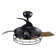 36'' Robichaux 3 - Blade Retractable Blades Ceiling Fan with Remote Control and Light Kit Included