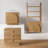 3-Tier Arched Solid Wood Vertical Bookshelf-100829927