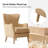Ebbert 28.5" W Boucle Wingback Armchair-71591529