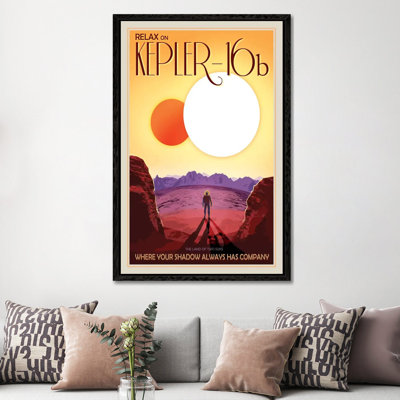 Kepler-16B by NASA - Print on Canvas