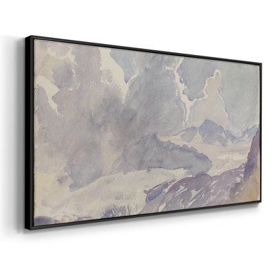 Série paysage - CMXLI - Toile tendue avec châssis encadré - Prêt à être accroché