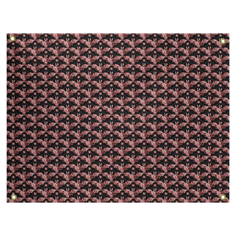 Tapisserie «Avicia Bats» par Katelyn Elizabeth, H 27,5 po x l 37,5 po, Intérieur / extérieur