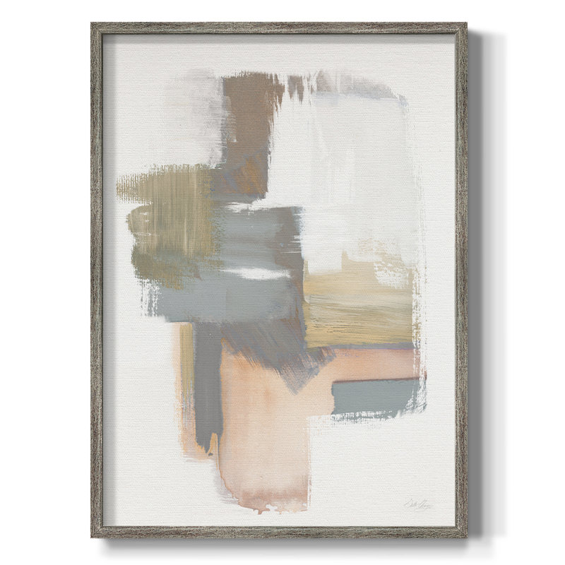 Reproduction encadrée Soft Symmetry II - bois massif, H 15 po x l 12 po