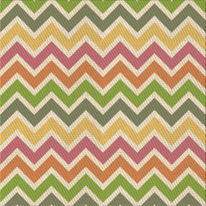 Chevron Indoor Rug, Square 4'