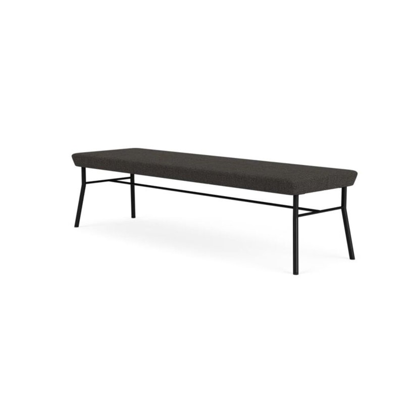 Lesro Banc en métal Mystic, Noir, Bleu fumé Archetype