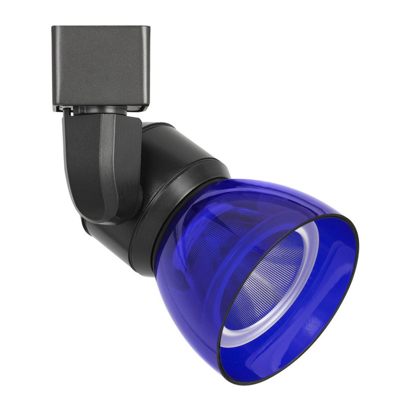 Tête en polycarbonate, Bleu clair, Noir, 10W