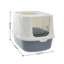 Polyethylene Plastic Litter Box with Scoop