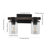 Borth Iron/Seeded Glass Rustic Farmhouse LED Vanity Light-23242562-19216084