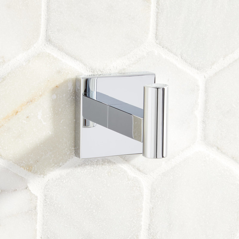 Hibiscus Robe Hook, Chrome