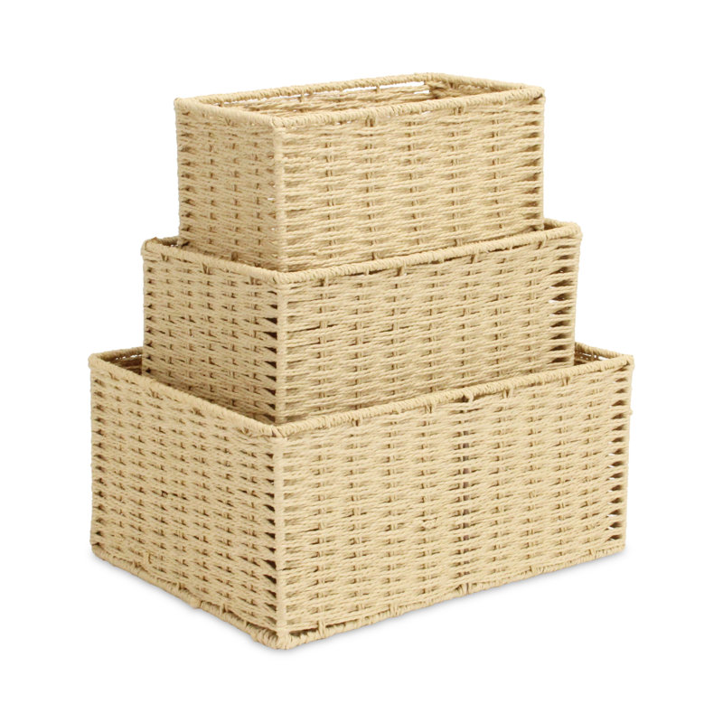 Ensemble de paniers 3 pièces Laelia Seagrass