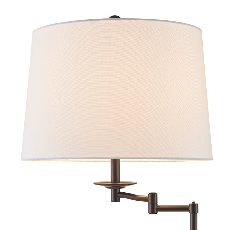 Lampe sur pied à hauteur ajustable 64,5 po Aleinah, Bronze