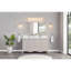 60" Solid Wood Sink Vanity  With 1' Artificial Stone Top-439160356
