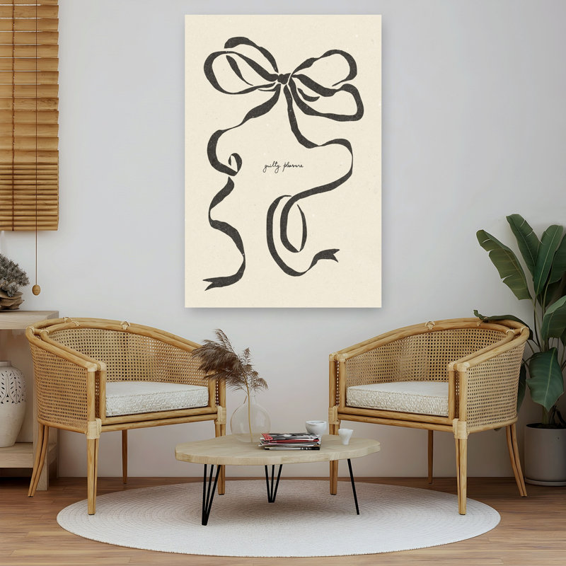 Bow 01, reproduction d'art abstrait contemporain, 60" H x 40" W
