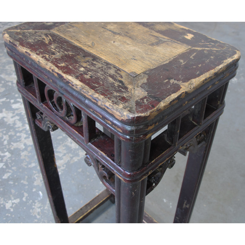 19th Century Chinese Elm Pedestal Table