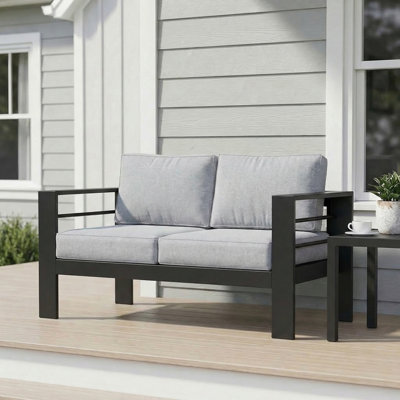 Metal 2-Person Patio Sofas