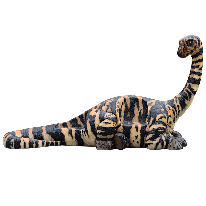 Rhoetosaurus Dinosaur Sculptural Resin Garden Bench