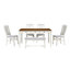 Ensemble de salle à manger moderne 6 pièces avec table rectangulaire, quatre chaises et banc Fulton-1364639173-1364639194-1364639195