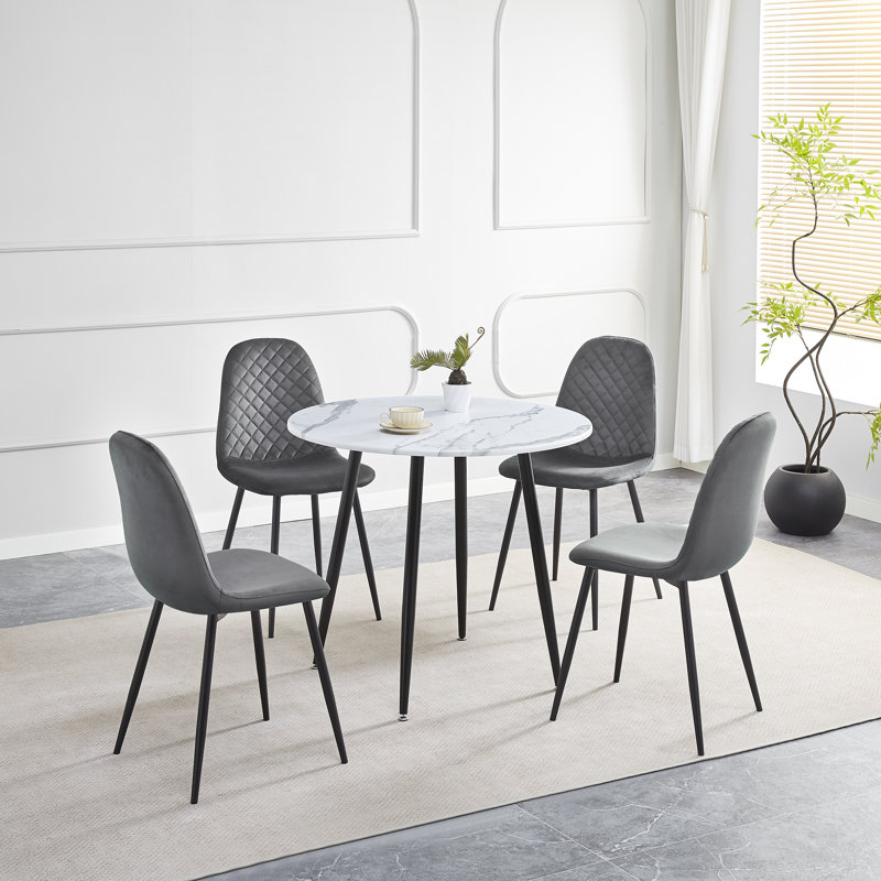 4 - Person Dining Set, Grey