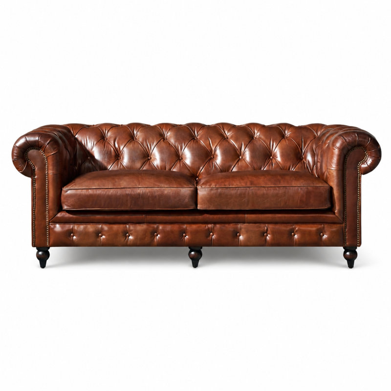 Bromley Leather Chesterfield Sofa