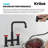 Urbix Bridge Faucet with Side Spray Included-49089341