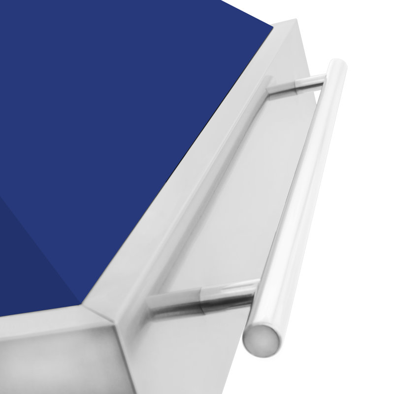 36" 700 CFM Ducted Wall Mount Range Hood, Blue Gloss