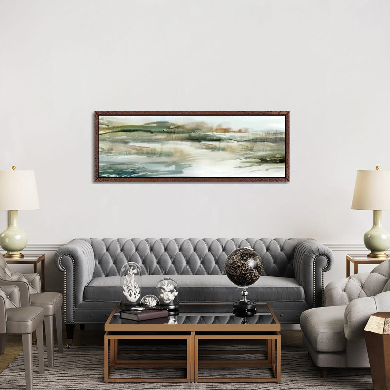 Only For A Moment by Isabelle Z - Panoramic Print on Canvas, 152.4 cm H x 50.8 cm W, Classic Brown Wood Framed