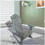 Chaise Adirondack inclinable en bois