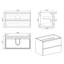 36" Bathroom Vanity With Walnut - Sink, Max Storage, Silent Smooth, No Handle, Contemporary Style Storage Space, Handle-1917829742-1917829736