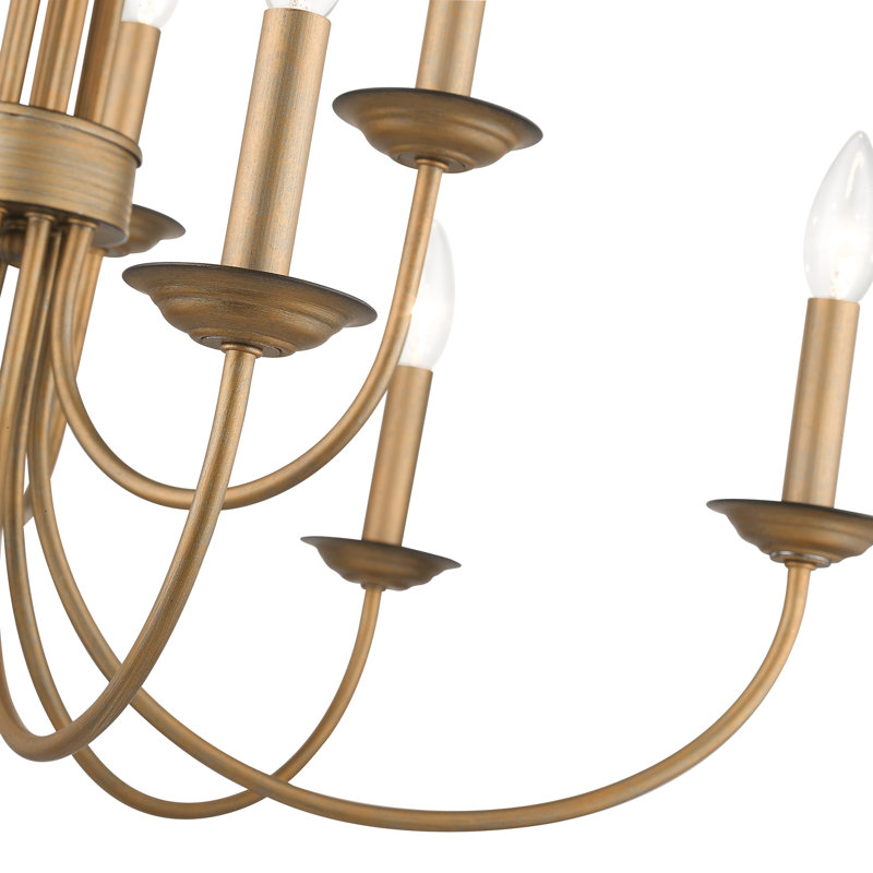 Lustre classique à 9 lumières de style bougie Ful Word