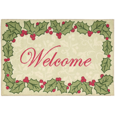 Tapis vert / rouge Betsey