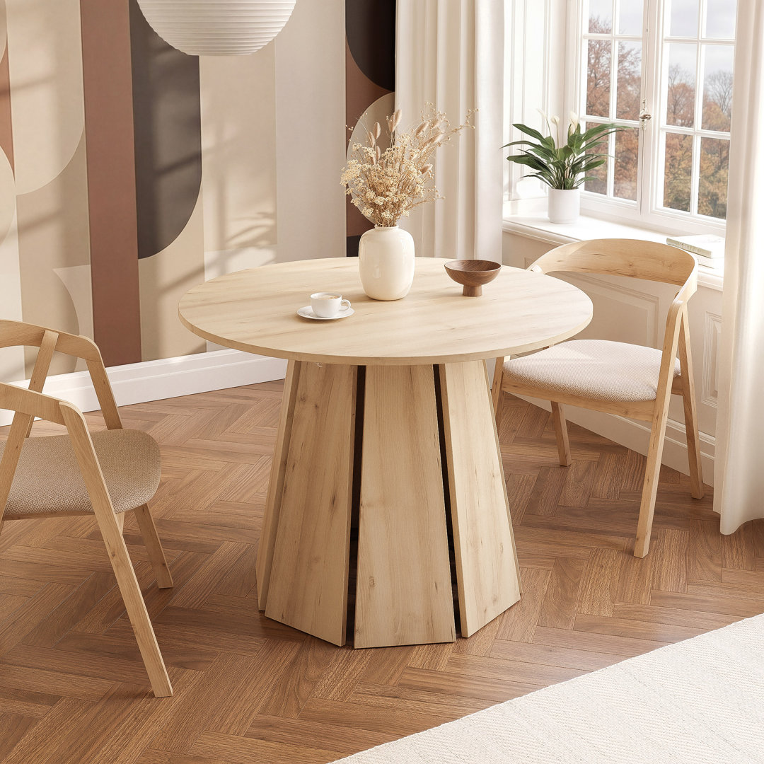 Extendable Round Dining Table