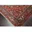 Tapis de zone en laine rouge 7 pi x 10 pi à main one-of-kind noué la orangy Stetsonville