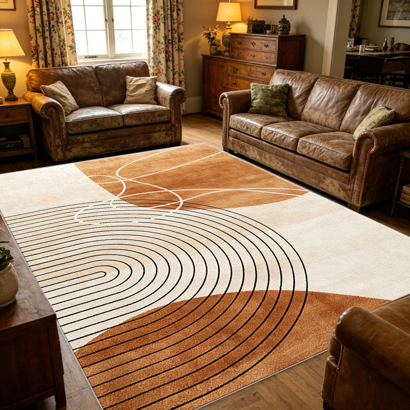 Abstract   area rugs for Living Room, Soft and Comfortable, Suitable for all seasons, easy to maintain, machine washable Indoor floor mat, Under Table Farmhouse suitable for Bedroom, Dining Room, Study,  Balcony, Home Decor Patio