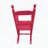 Children's Solid Hardwood Rose Red Rocking Chair-661720308