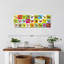 Fruits et légumes, tableau alphabétique sur toile-882983763