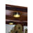 Goode Spenser Sliding Door 5 Shelf Curio Cabinet in Deep Brown