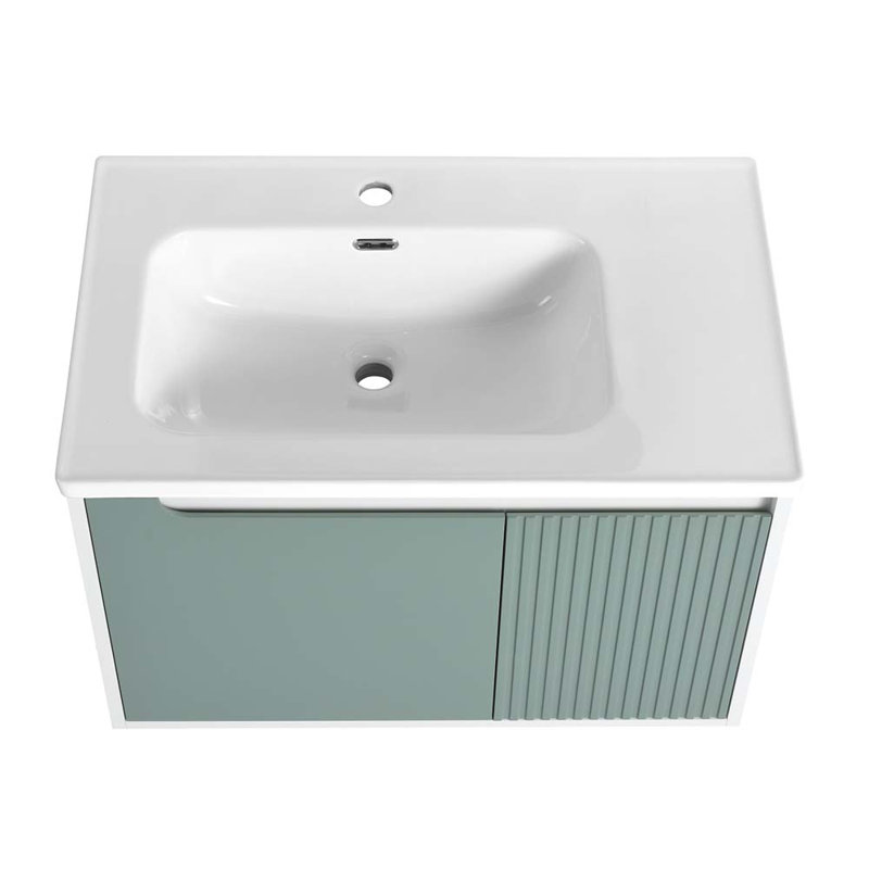 Rozlin 31.7 " W Free Standing Wall Mounted 1 Single With Ceramic Top