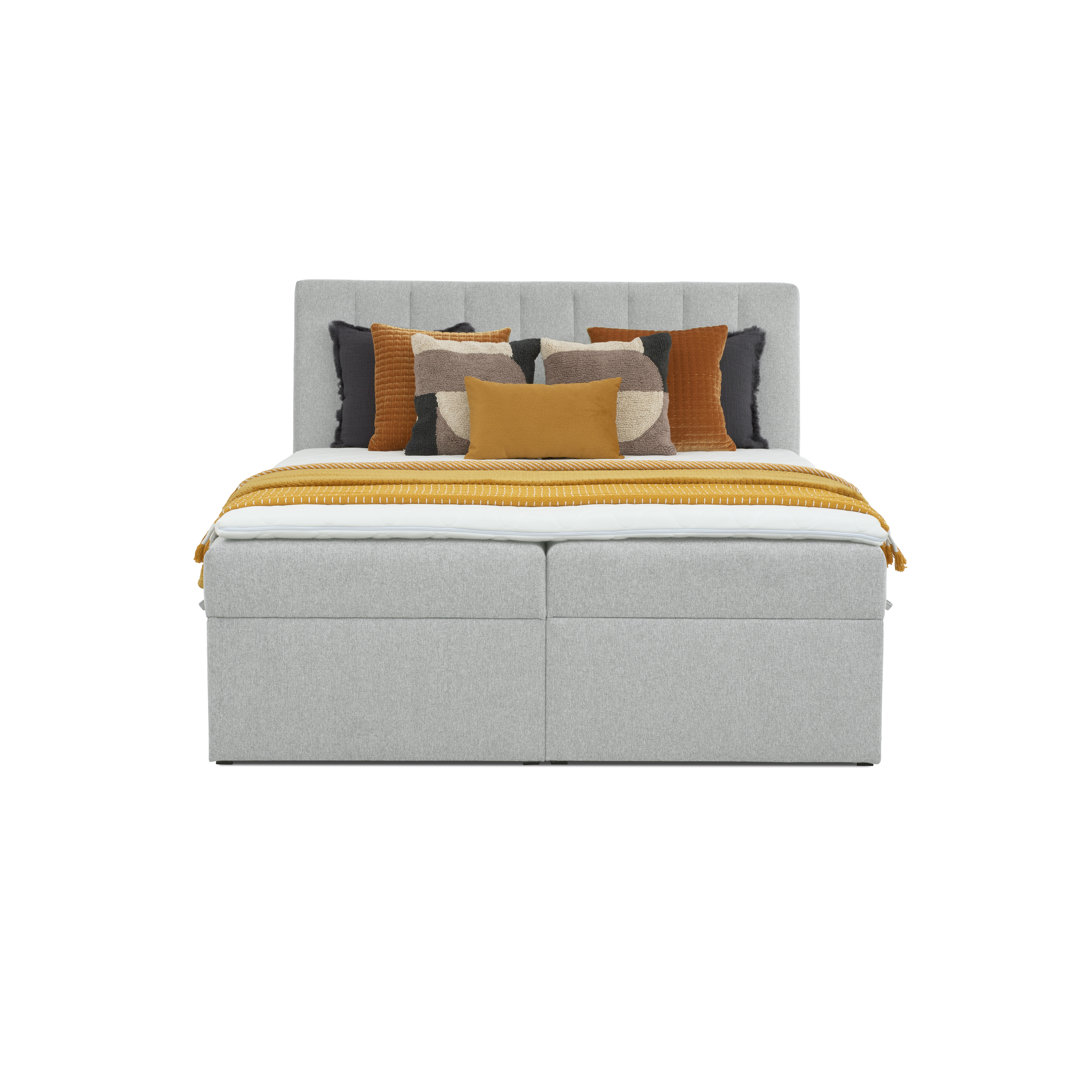 Boxspringbett Belleterre mit Topper und Stauraum